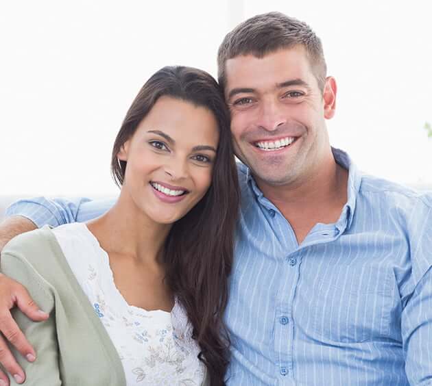 smiling couple