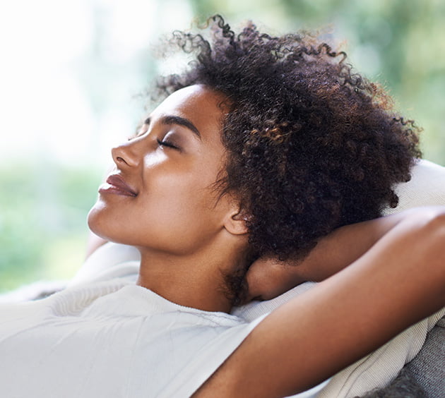 woman relaxing